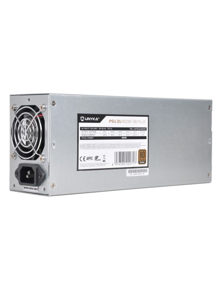 Fuente de Alimentación 2U 600W 80 Plus Bronce