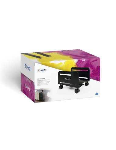 Soporte metálico para CPU de suelo con ruedas