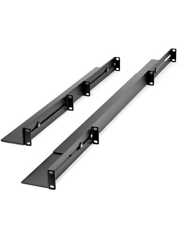 Carriles 1U de 19 pulgadas para Rack para Servidores con 4 Columnas - Profundidad Ajustable de 60,9cm a 91,4cm/24" a 36" - Carr
