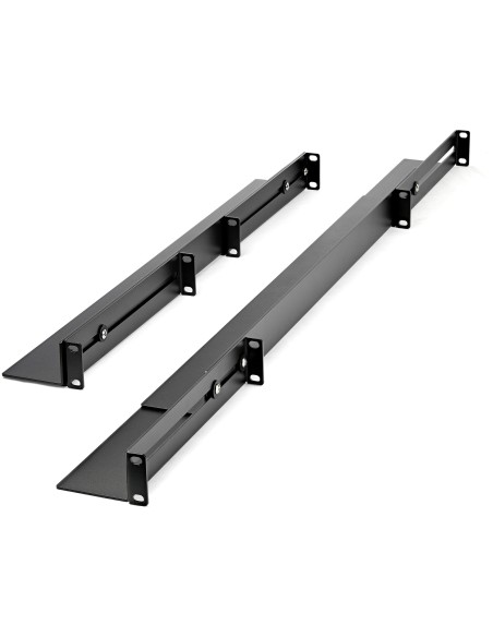 Carriles 1U de 19 pulgadas para Rack para Servidores con 4 Columnas - Profundidad Ajustable de 60,9cm a 91,4cm/24" a 36" - Carr