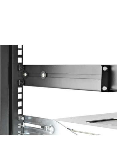 Carriles 1U de 19 pulgadas para Rack para Servidores con 4 Columnas - Profundidad Ajustable de 60,9cm a 91,4cm/24" a 36" - Carr