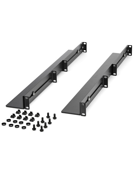 Carriles 1U de 19 pulgadas para Rack para Servidores con 4 Columnas - Profundidad Ajustable de 60,9cm a 91,4cm/24" a 36" - Carr