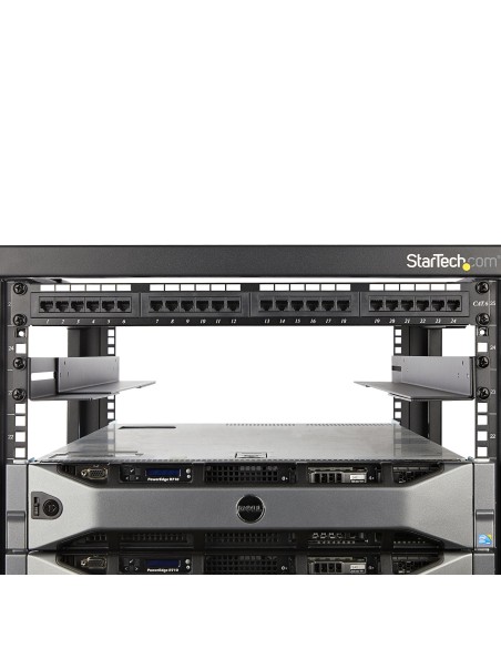 Carriles 1U de 19 pulgadas para Rack para Servidores con 4 Columnas - Profundidad Ajustable de 60,9cm a 91,4cm/24" a 36" - Carr