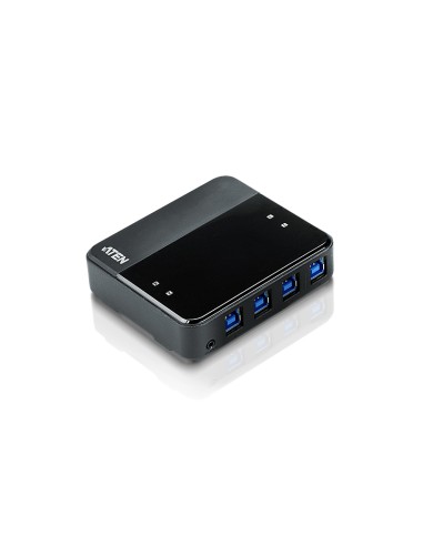 Switch de periféricos USB 3.2 Gen1 de 4 x 4 puertos