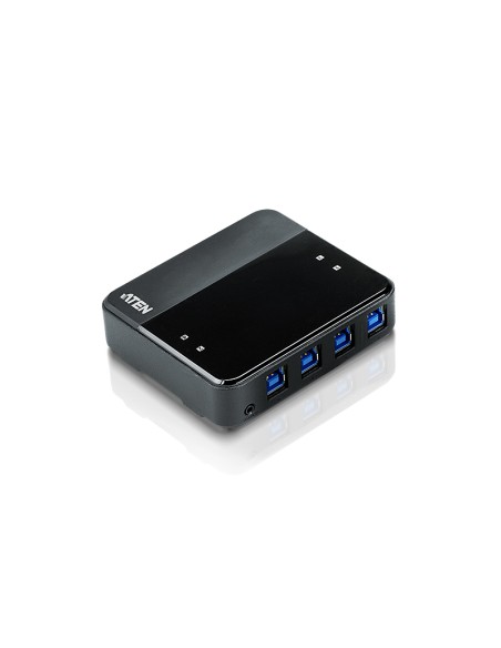 Switch de periféricos USB 3.2 Gen1 de 4 x 4 puertos