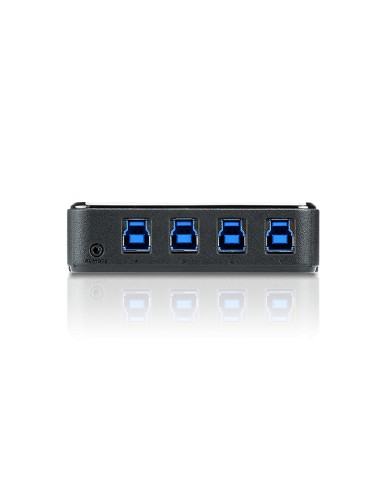 Switch de periféricos USB 3.2 Gen1 de 4 x 4 puertos
