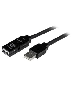 Cable 15m Extensión Alargador USB 2.0 Activo Amplificado - Macho a Hembra USB A - Negro 2