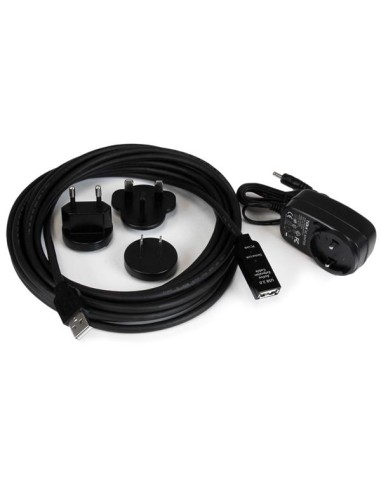 Cable USB 2.0 de Extensión Alargador Activo de 5 metros - Macho a Hembra