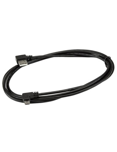 Cable de 2m Micro USB con conector acodado a la derecha