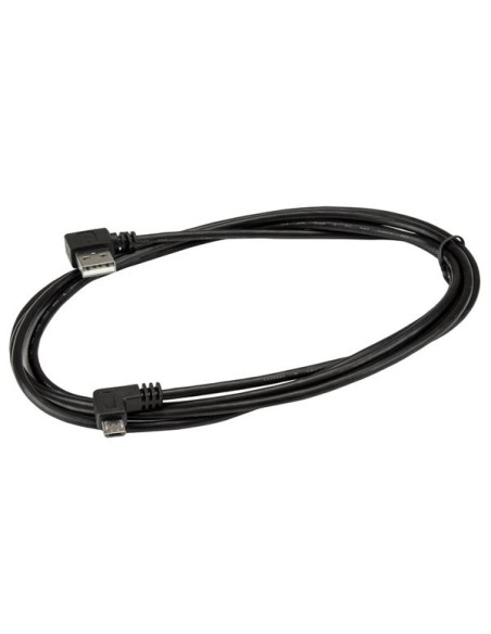Cable de 2m Micro USB con conector acodado a la derecha