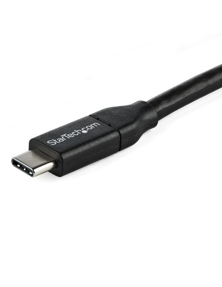 Cable de 1m USB-C a USB-C con capacidad para Entrega de Alimentación de 5A - USB TipoC - Cable de Carga USBC - USB 2.0