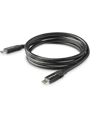 Cable de 1m USB-C a USB-C con capacidad para Entrega de Alimentación de 5A - USB TipoC - Cable de Carga USBC - USB 2.0