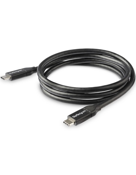 Cable de 1m USB-C a USB-C con capacidad para Entrega de Alimentación de 5A - USB TipoC - Cable de Carga USBC - USB 2.0