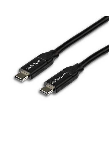 Cable de 2m USB-C a USB-C con capacidad para Entrega de Alimentación de 5A - USB TipoC - Cable de Carga USBC - USB 2.0