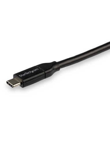 Cable de 3m USB-C a USB-C con capacidad para Entrega de Alimentación de 5A - USB TipoC - Cable de Carga USBC - USB 2.0