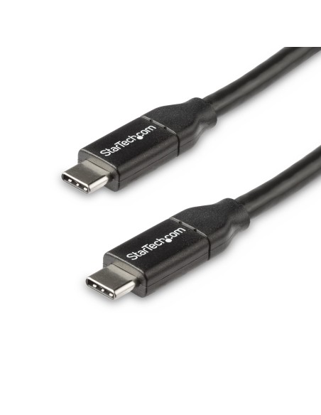 Cable de 50cm USB-C a USB-C con capacidad para Entrega de Alimentación de 5A - USB TipoC - Cable de Carga USBC - USB 2.0