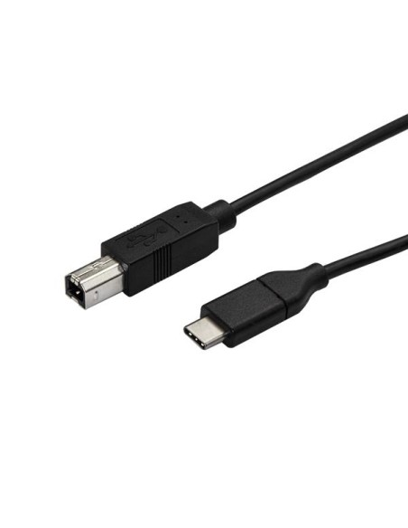 Cable de 50cm USB-C a USB-B de Impresora - Cable Adaptador USB Tipo C a USB B