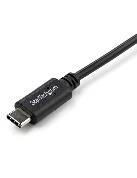 Cable de 1m USB-C a USB-C Acodado a la Derecha - Cable USB Tipo C en Ángulo a la Derecha - Cable USBC en Ángulo