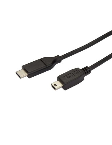 Cable de 2m USB-C a Mini USB-B - Cable Adaptador USB Tipo C a USB Mini B