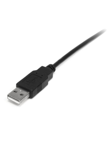 Cable USB de 2m para Cámara - 1x USB A Macho - 1x Mini USB B Macho - Adaptador Negro