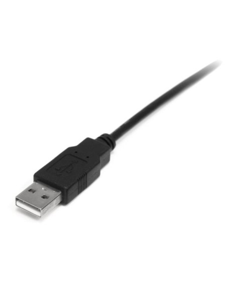 Cable USB de 2m para Cámara - 1x USB A Macho - 1x Mini USB B Macho - Adaptador Negro