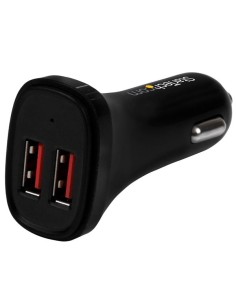 Cargador de Coche USB de Dos Puertos - 24W / 4,8A - Negro 2