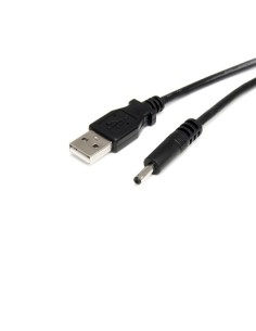 Cable Adaptador de Alimentación de 90cm USB a Conector Coaxial Tipo H 5V DC - Macho a Macho 2