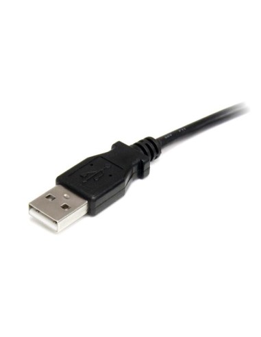 Cable Adaptador de Alimentación de 90cm USB a Conector Coaxial Tipo H 5V DC - Macho a Macho