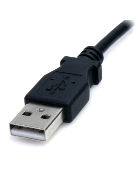 Cable Adaptador 2m USB A Macho a Conector Coaxial Barrel Alimentación Corriente Tipo M 5,5mm 5V DC