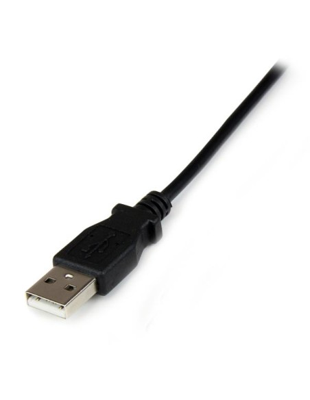 Cable Adaptador 1m USB A Macho a Conector Coaxial Barrel Alimentación Corriente Tipo N 5,5mm 5V DC