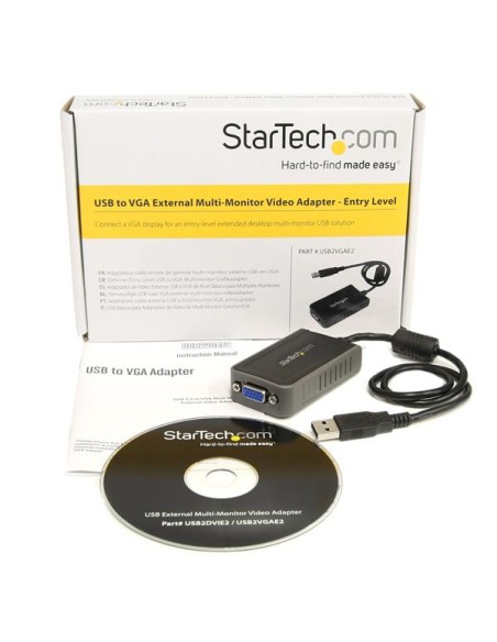 Adaptador de Vídeo Externo USB a VGA - Tarjeta Gráfica Externa Cable - 1440x900