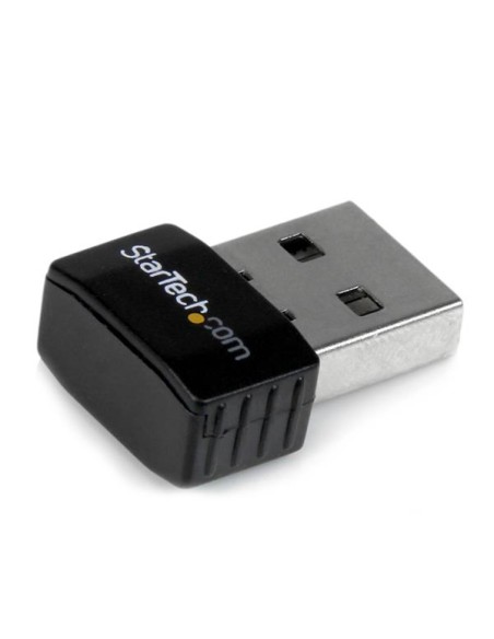 Mini Adaptador de Red Inalámbrico USB 2.0 a Wireless N de 300 Mbps - Wifi Externo 802.11n 2T2R