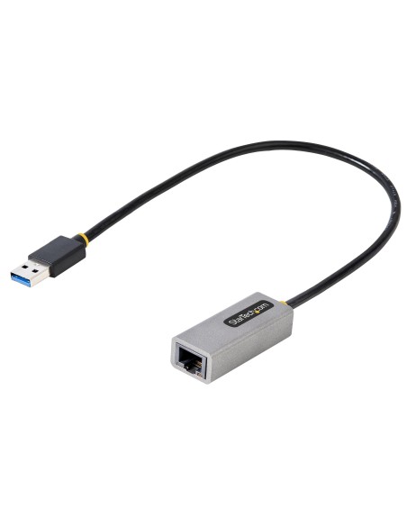 Adaptador USB 3.0 a Ethernet Gigabit de 10/100/1000 para Portátiles - con Cable Incorporado de 30cm - Adaptador USB a RJ45 - Ad
