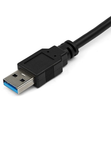 Adaptador de Red Ethernet Gigabit Externo USB 3.0 con Concentrador Incorporado de 2 Puertos USB