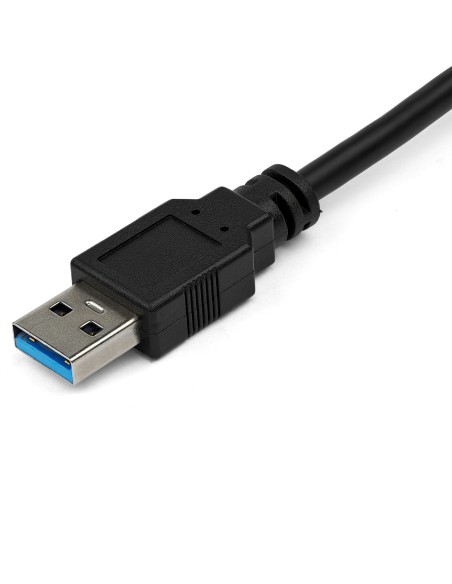 Adaptador de Red Ethernet Gigabit Externo USB 3.0 con Concentrador Incorporado de 2 Puertos USB