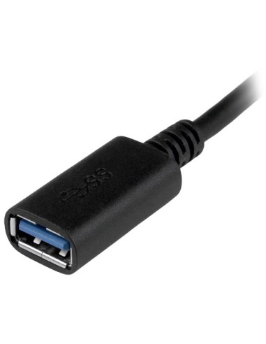 Cable Adaptador USB-C a USB-A - M/H - 15 cm - Certificado USB-IF