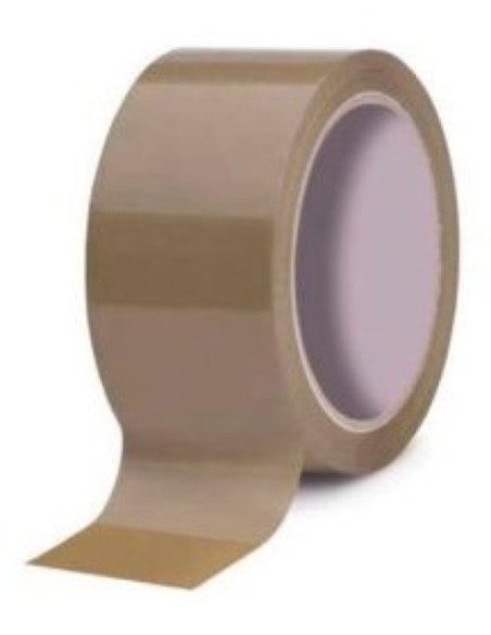 PAQ 6 ROLLO CINTA EMBALAJE MARRON 132MX48CM