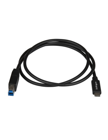 USB31CB1M cable USB 1 m USB 3.2 Gen 2 (3.1 Gen 2) USB C USB B Negro