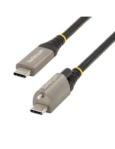 Cable de 1m USB-C con Tornillo Superior de Fijación -10Gbps - Cable Tipo C USB 3.2 Gen 2 - con Carga por Entrega de Alimentación 2