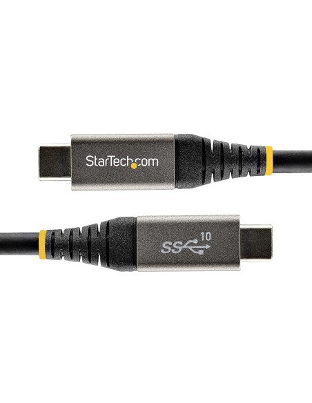 Cable de 1m USB-C de 10Gbps - Cable USB Tipo C Certificado por USB-IF - Cable USB TipoC USB 3.1/3.2 Gen 2 - Con Carga por Entre