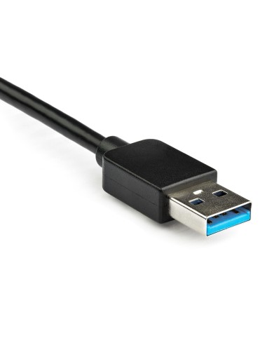 Adaptador Gráfico Externo USB 3.0 a DisplayPort Doble 4K60 DisplayLink - Cable Conversor USB 3.0 a DP de Vídeo