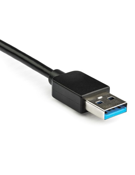 Adaptador Gráfico Externo USB 3.0 a DisplayPort Doble 4K60 DisplayLink - Cable Conversor USB 3.0 a DP de Vídeo