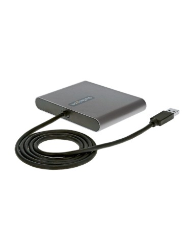Adaptador USB 3.0 a 4 Puertos HDMI - Tarjeta Gráfica y de Vídeo Externa - Dongle Llave USB-A a 4x HDMI - 1080p a 60Hz - Convers