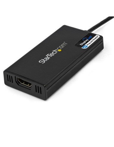 Adaptador Gráfico Externo USB 3.0 a HDMI - UltraHD 4K 30Hz - Certificado DisplayLink - Conversor USB-A a HDMI para Monitor - Ta