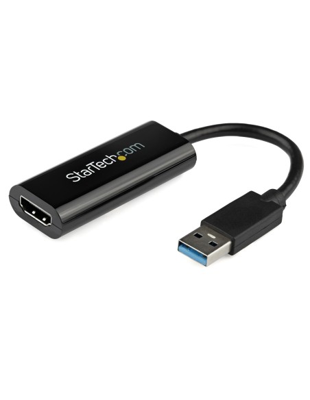 Adaptador USB 3.0 a HDMI - 1080p (1920x1200) - Adaptador Conversor Compacto de USB-A a HDMI para Monitor - Adaptador Gráfico Ex