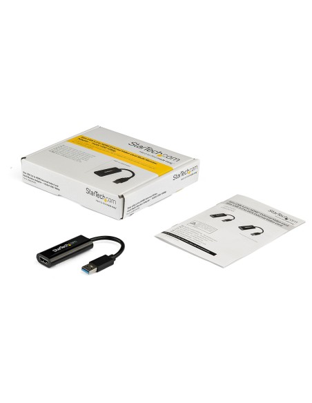 Adaptador USB 3.0 a HDMI - 1080p (1920x1200) - Adaptador Conversor Compacto de USB-A a HDMI para Monitor - Adaptador Gráfico Ex