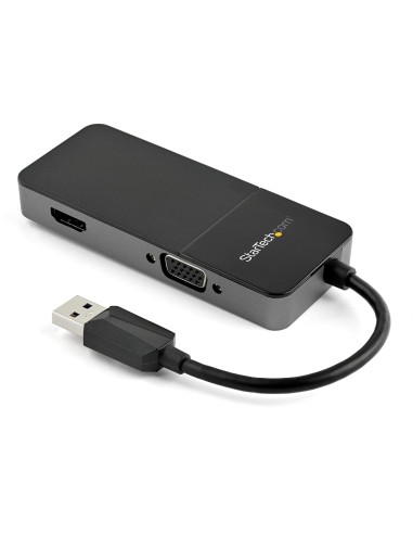 Cable Adaptador USB 3.0 a HDMI / VGA - 4K 1080 - Adaptador Gráfico Externo de Vídeo - Convertidor Externo de Vídeo para un Moni