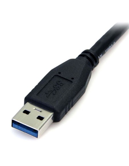 Cable 50cm USB 3.0 Super Speed SS Micro USB B Macho a USB A Macho Adaptador - Negro