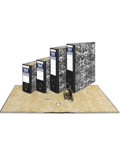C 12 CAJA ARCHIVADOR DE PALANCA 1 4 APAISADO NOVOCLAS NEGRO