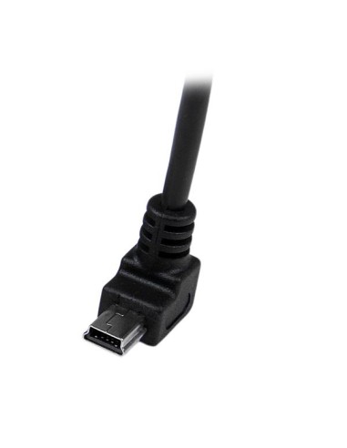 Cable Adaptador 2m USB A Macho a Mini USB B Macho Acodado en Ángulo hacia Abajo
